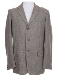 Harris Tweed Blue & Grey Checked Suit Jacket