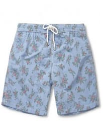 Hartford Flower-print Mid-length Swim Shorts