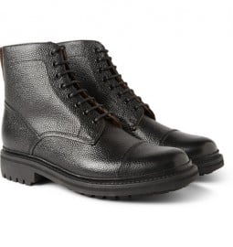 Grenson Joseph Country-grain Leather Boots