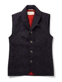Oliver Spencer Wool-tweed Gilet