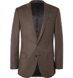 J. Crew J.crew Brown Ludlow Slim-fit Wool Suit Jacket