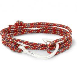 Miansai Rope And Silver-plated Hook Bracelet
