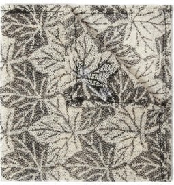Marwood Leaf-print Cotton-lace Pocket Square