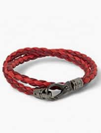 Tods Woven-leather Wrap Bracelet