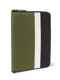 Wooyoungmi Striped Canvas Document Holder