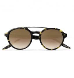 Barton Perreira Bailey Round-frame Acetate And Metal Sunglasses