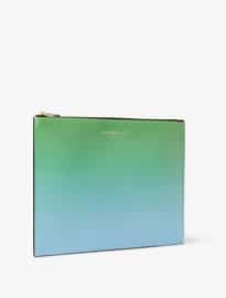 Richard James Ombre Leather Zip Pouch
