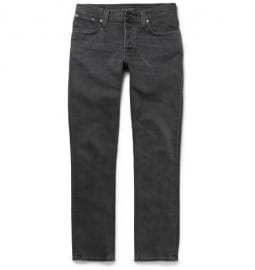 Nudie Jeans Grim Tim Slim-fit Organic Dry Denim Jeans