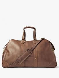 J.crew Montague Washed-leather Weekend Bag