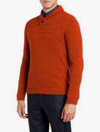 Ted Baker Lodere Shawl Neck Knit Jumper