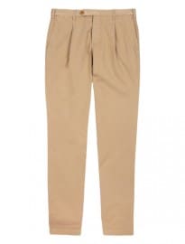 Peached Twill Single Pleat Trousers