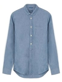 Jigsaw Chambray Placket Slim Shirt