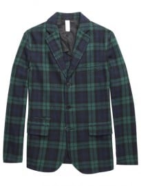 Jigsaw Tartan Wool Blazer