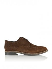 Suede Brogues