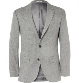 Club Monaco Grey Grant Slim-fit Wool-flannel Suit Jacket