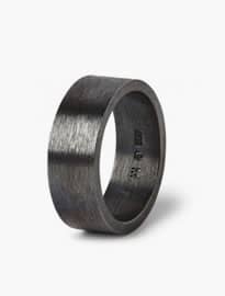 Acne Studios Oxidized Sterling Silver Ring