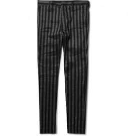 Haider Ackermann Striped Cotton Trousers