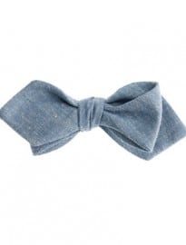 Chambray Bow Tie