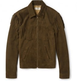 Saint Laurent Fringed Suede Jacket