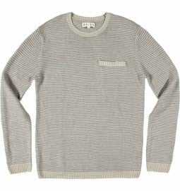 Reiss Pru Striped Crew Putty