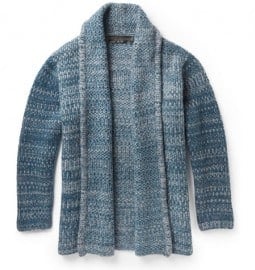The Elder Statesman Striped Cashmere Cardigan