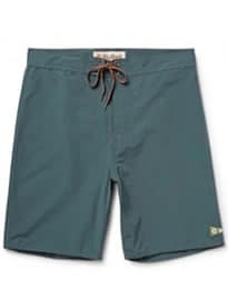 Mollusk Pennant Cotton-blend Swim Shorts