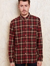 Penfield Kuffman Plaid Shirt In Red