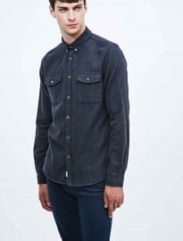 Shore Leave Overshirt In Charcoal