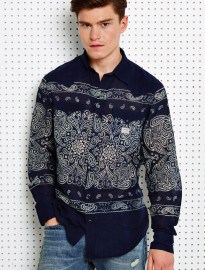 Denim & Supply Rl Bandana Print Ward Shirt