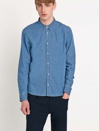 Waven Mimir Shirt In 90s Blue