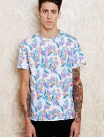 Worland Floral Tee In White