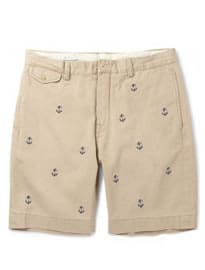 Polo Ralph Lauren Slim-fit Anchor-embroidered Cotton Shorts
