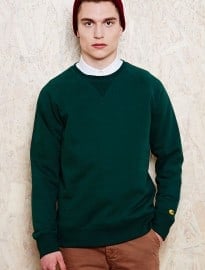 Carhartt Chase Sweater In Green