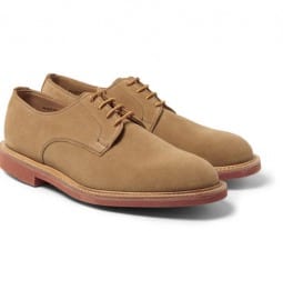 Mark Mcnairy Contrast-sole Suede Derby Shoes