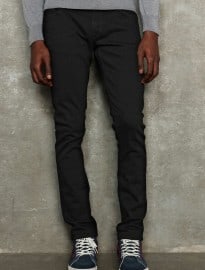 Nudie Jeans Organic Black Long John Jeans