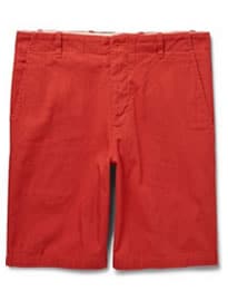 Freemans Sporting Club Red Slim-fit Cotton-canvas Shorts