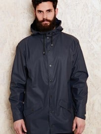 Rains Waterproof Rain Jacket In Navy