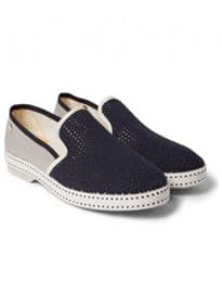 Rivieras Cotton Mesh Slip-on Shoes