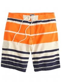 J. Crew 9 Board Short In Nautical Stripe