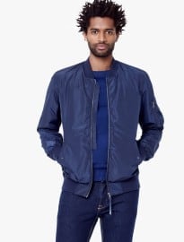 He By Mango Side-pocket Bomber Jacket