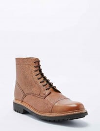 Grenson Joseph Grain Boots In Tan