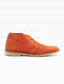 Selected Homme Leon Desert Boots In Orange