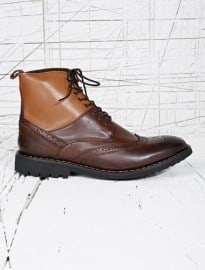 Selected Homme Phillo Leather Brogues In Brown
