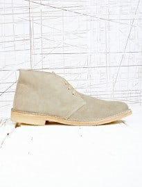 Suede Desert Boots In Beige