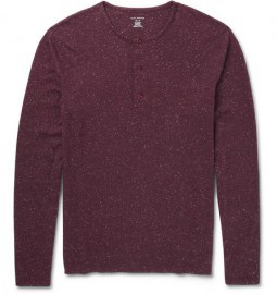 Club Monaco Cotton-blend Henley T-shirt