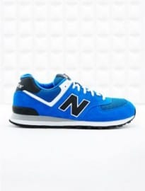 New Balance 574 Runner Suede Trainers In Blue