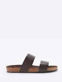 Selected Homme Courtney Sliders In Brown