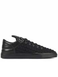 Filling Pieces Mountain Cut Black Neoprene Trainers