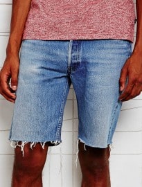 Vintage Renewal Raw-cut Levis Shorts