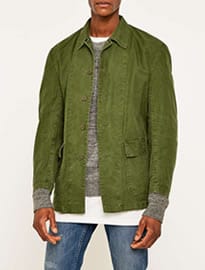 Urban Renewal Vintage Customised Olive Swedish Work Jacket